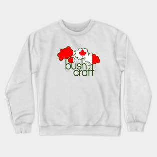 Bushcraft Canada flag Crewneck Sweatshirt